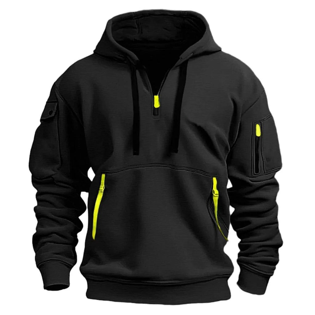 Heren Halve Ritssluiting Hoodie