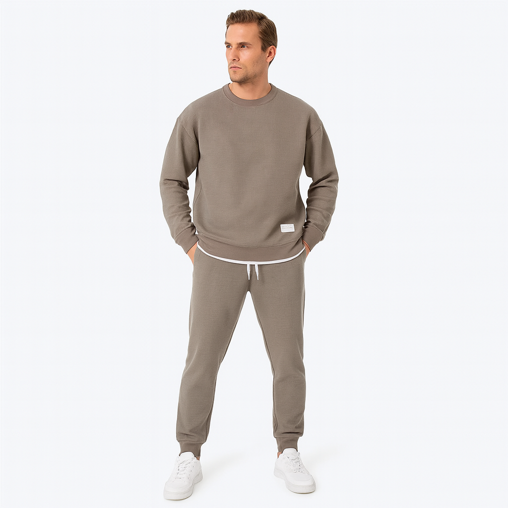 Meridian Heren Trainingspak Gebreid | 2-delig