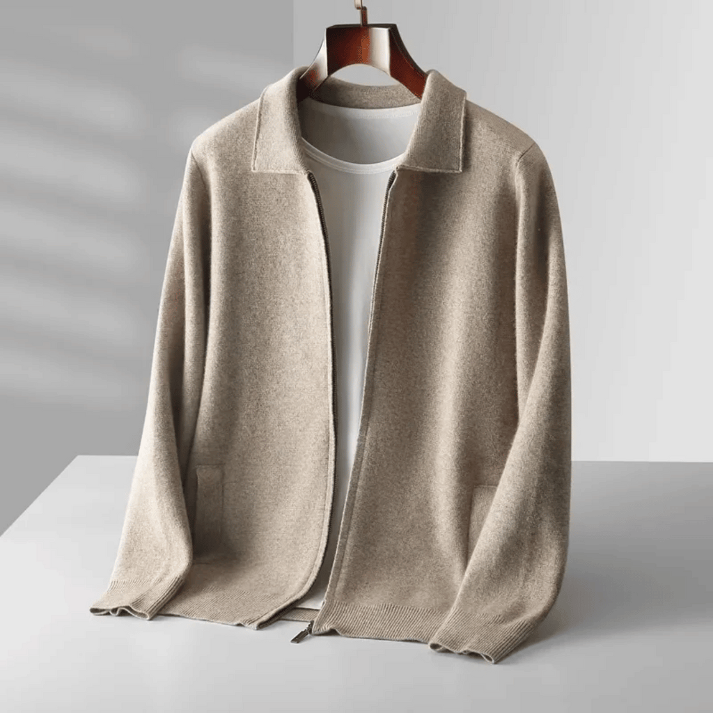 Emiliano Gebreide Wol Cardigan