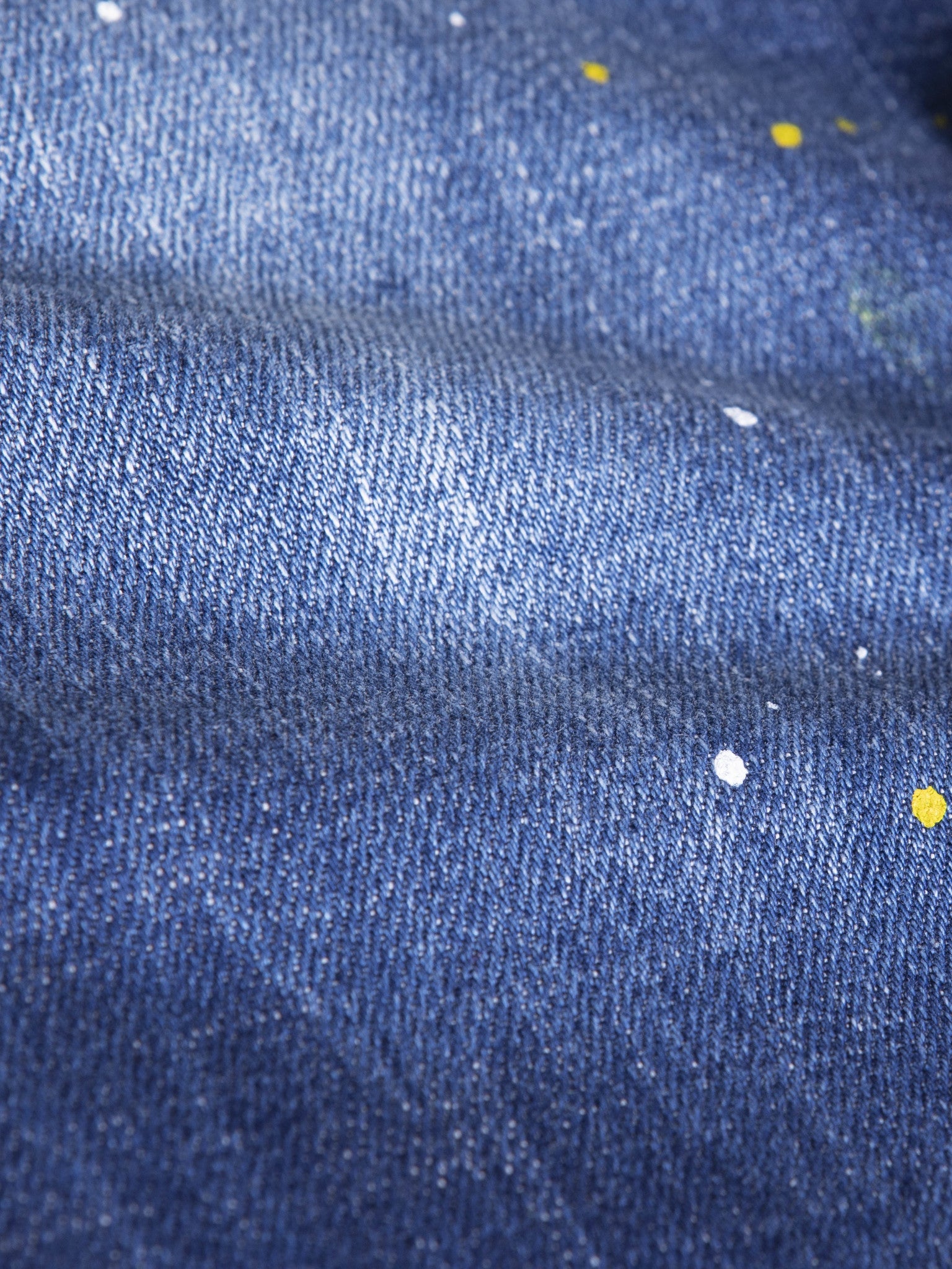 Valenci Jeans Yellow Splashed