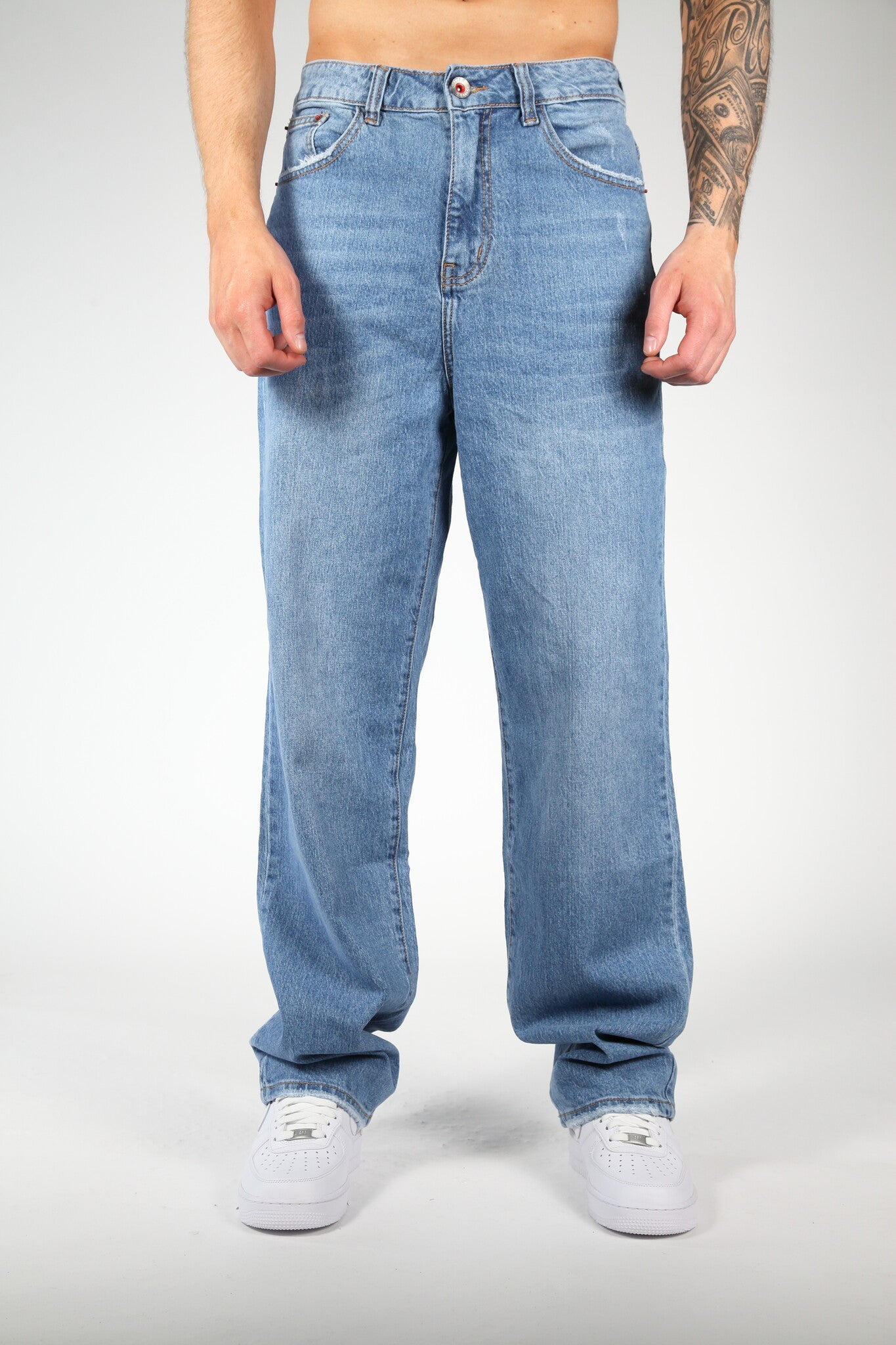 Baggy Jeans Blauw New York