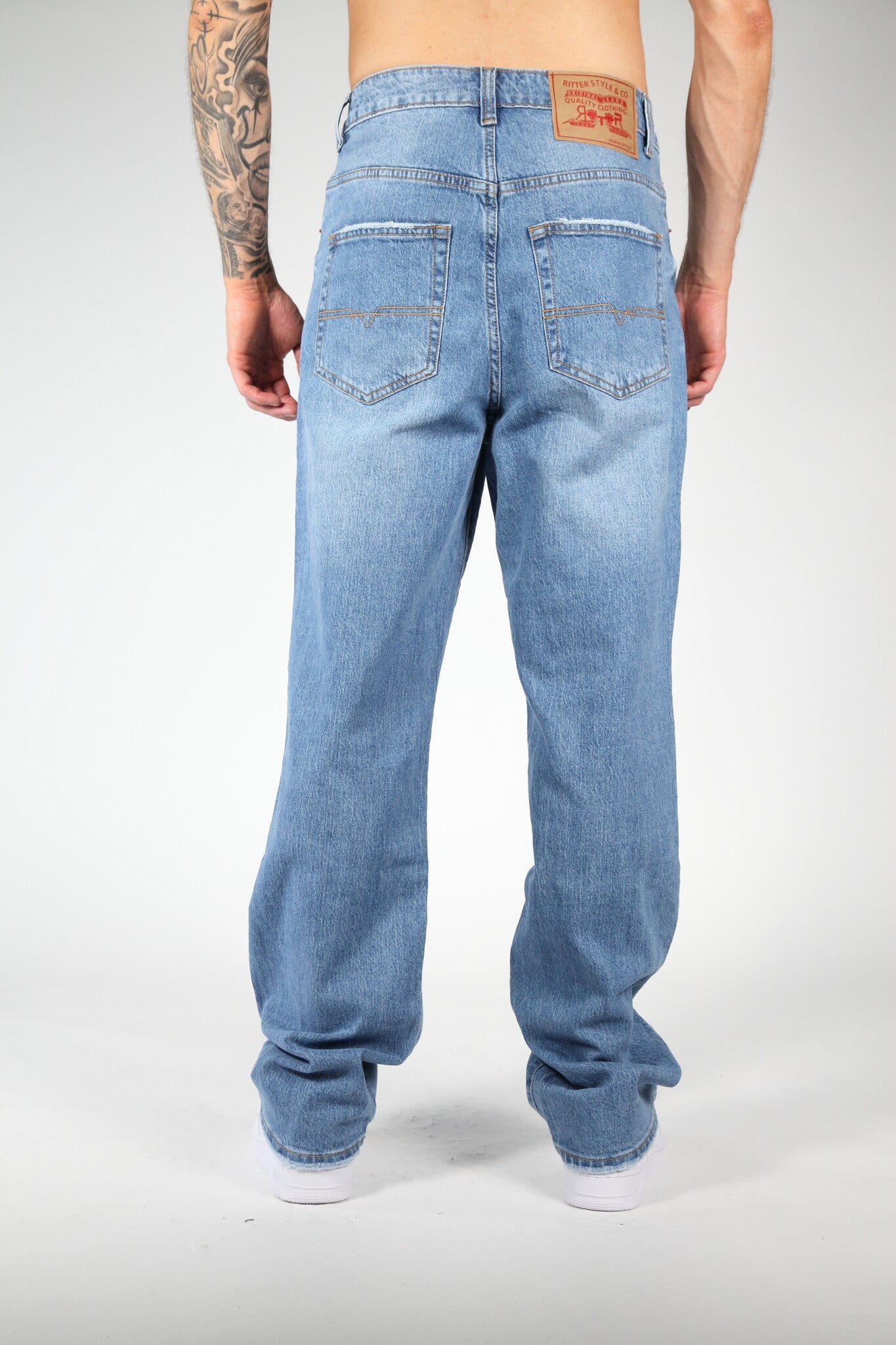 Baggy Jeans Blauw New York