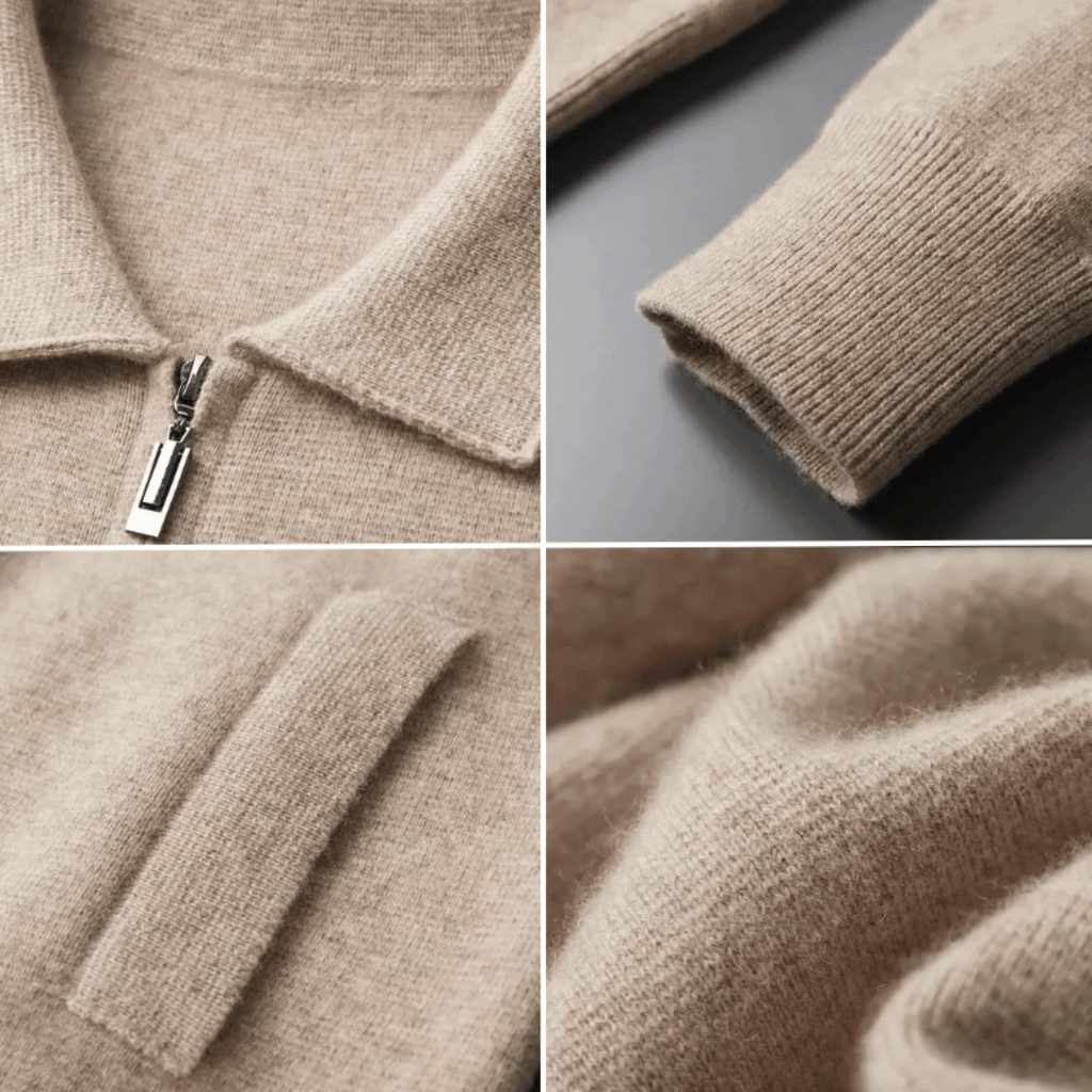 Emiliano Gebreide Wol Cardigan