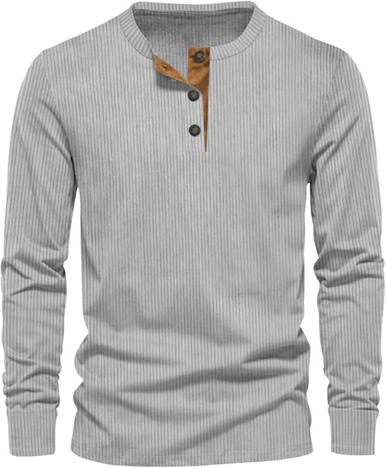Heren Cord-shirt langemouw