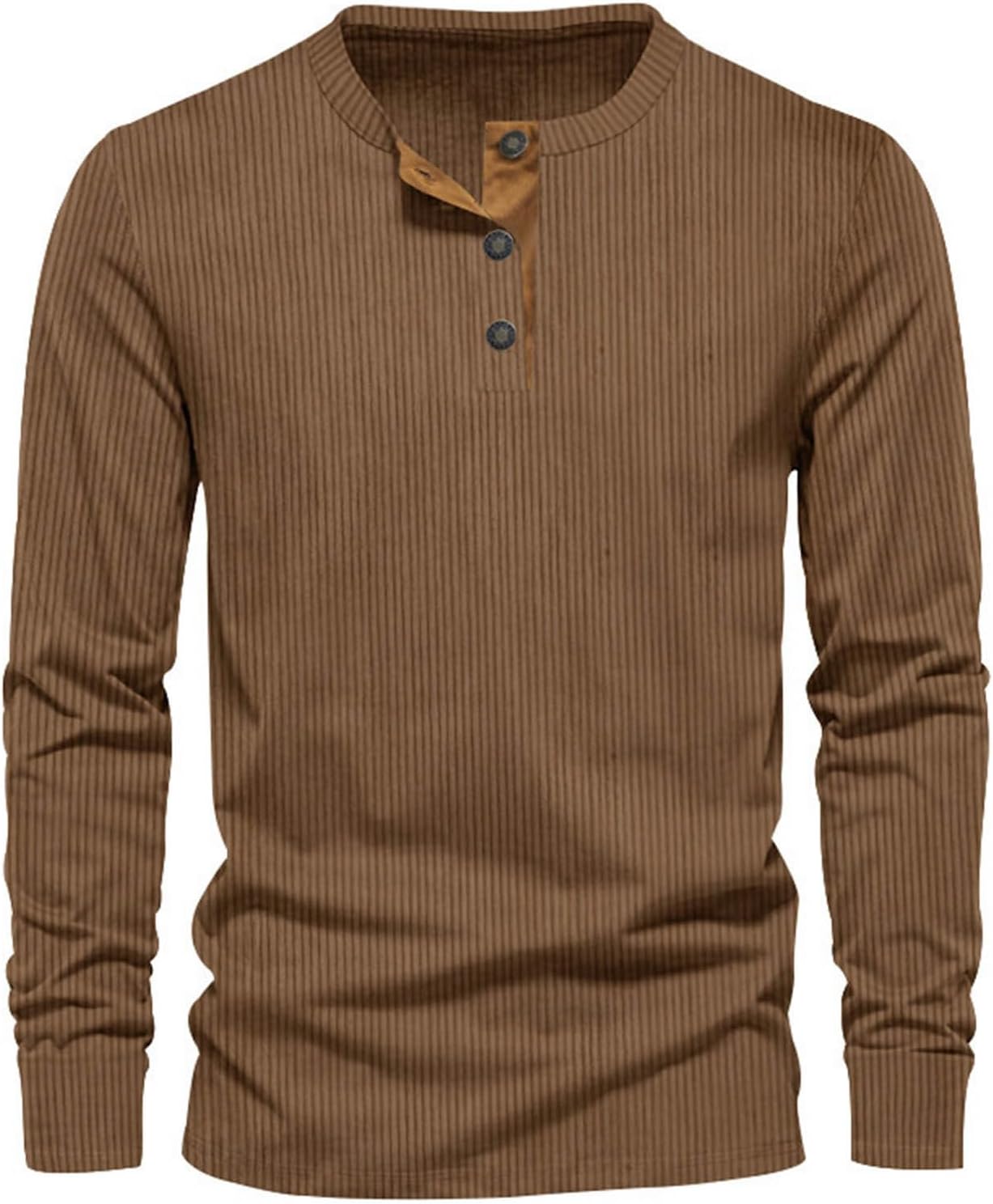 Heren Cord-shirt langemouw