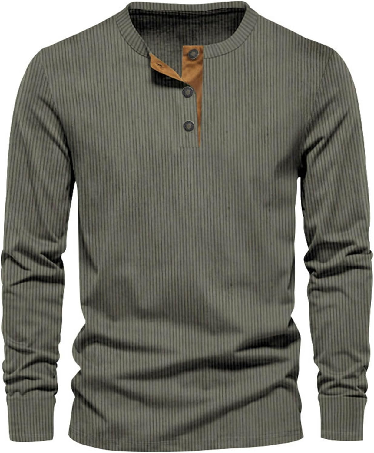 Heren Cord-shirt langemouw
