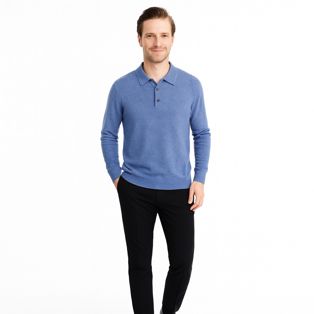 Heren Polo Merino Wol