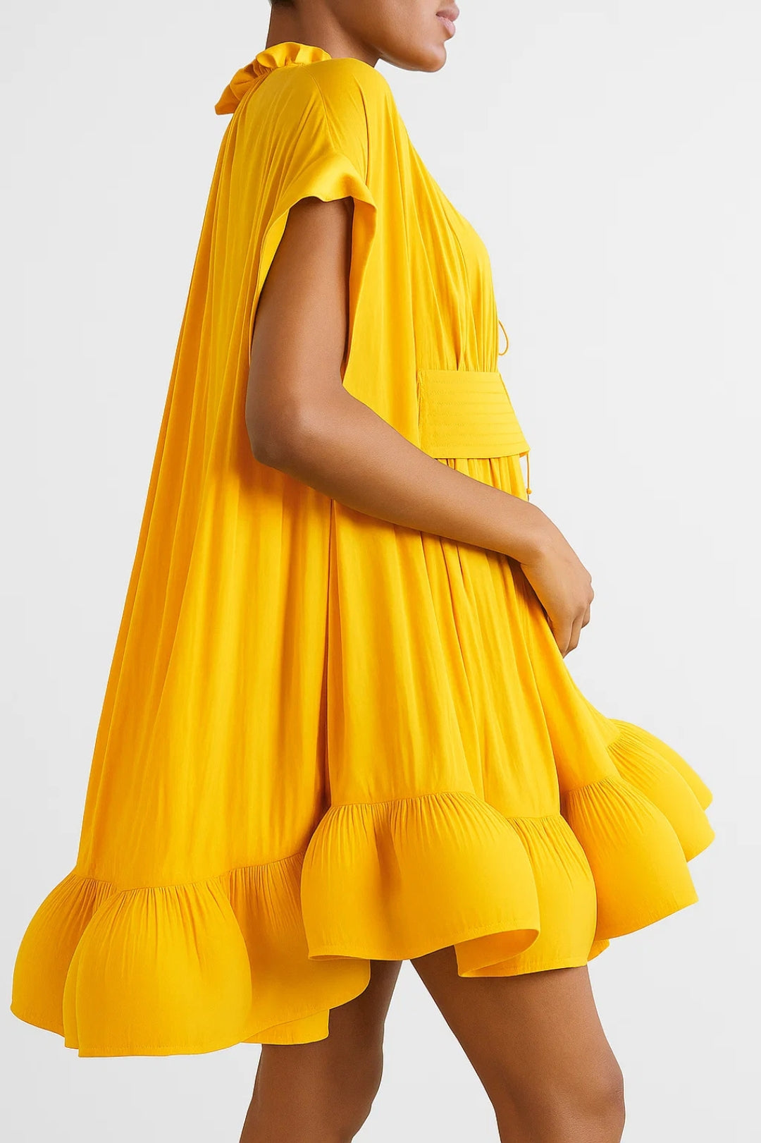 Kort geplisseerd jurkje