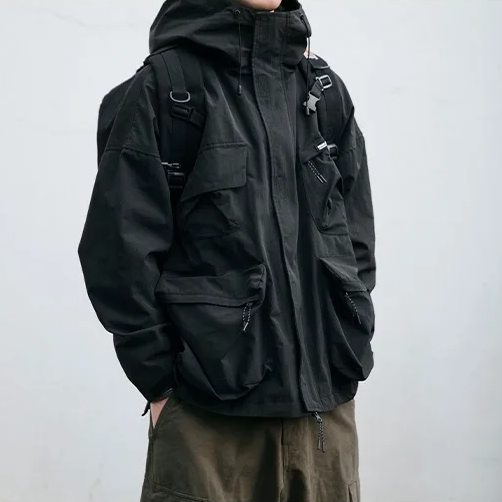 Mannen Windbreaker Jas Overcast