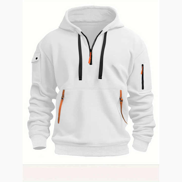 Heren Halve Ritssluiting Hoodie