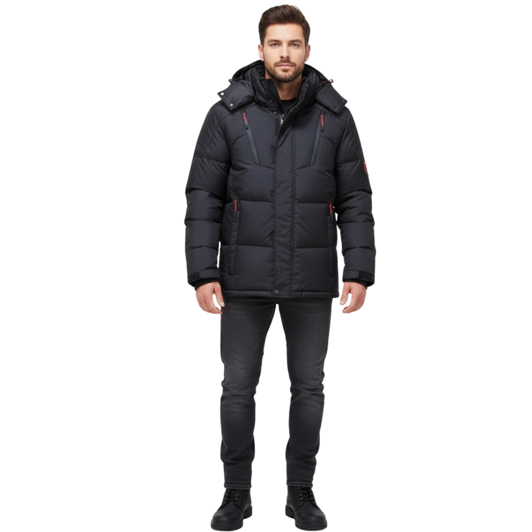 Heren donzen winterparka