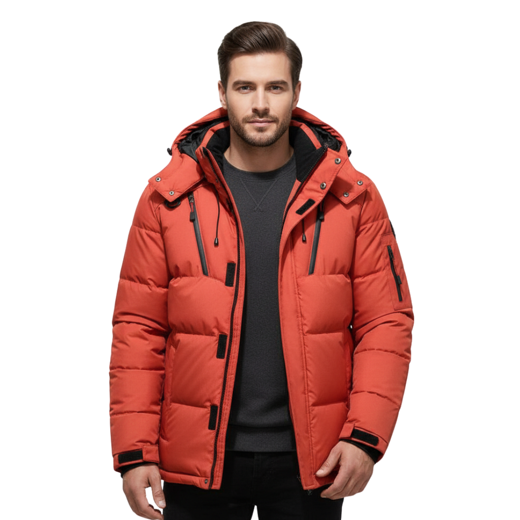 Heren donzen winterparka