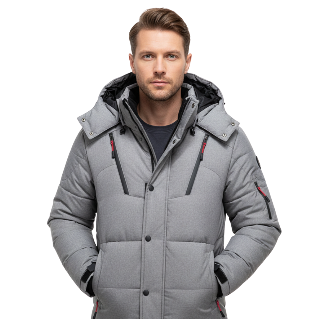 Heren donzen winterparka