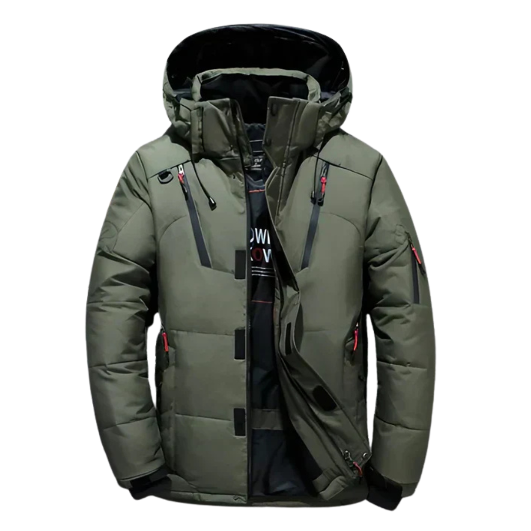 Heren donzen winterparka