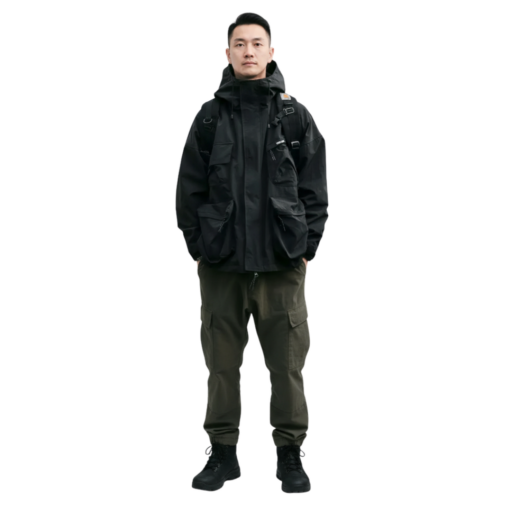 Mannen Windbreaker Jas Overcast