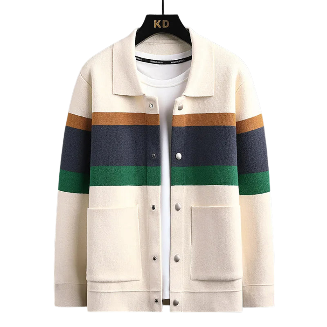 Heren Varsity Jas Gebreid