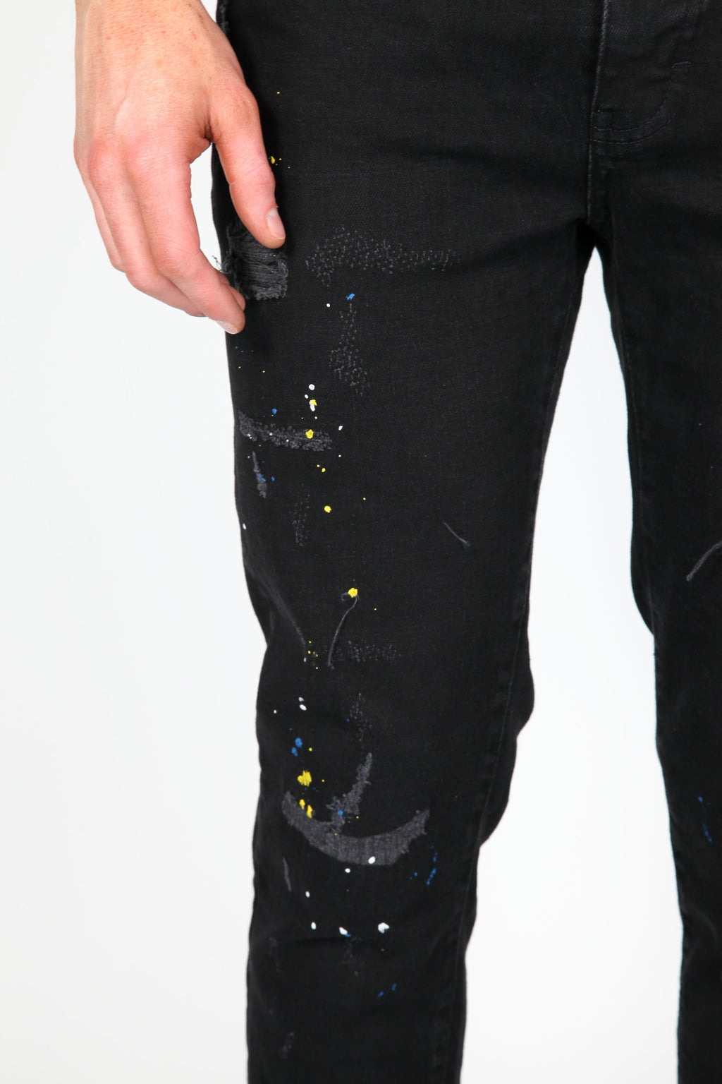 The Ripped Jeans Zwart