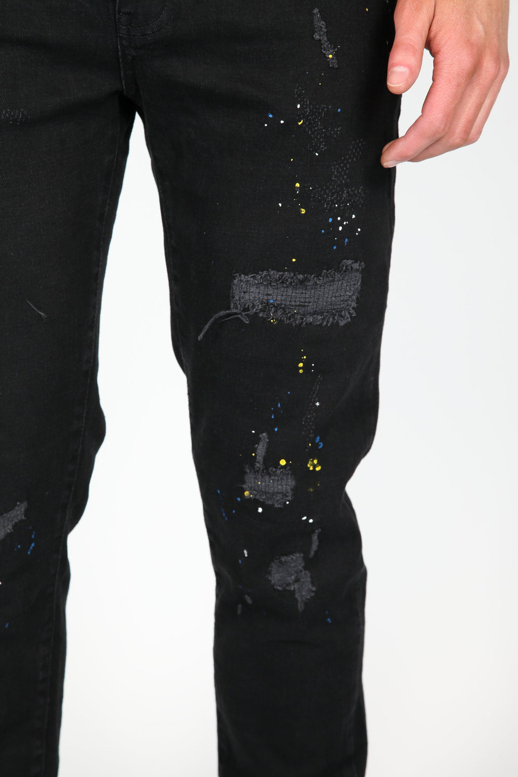 The Ripped Jeans Zwart