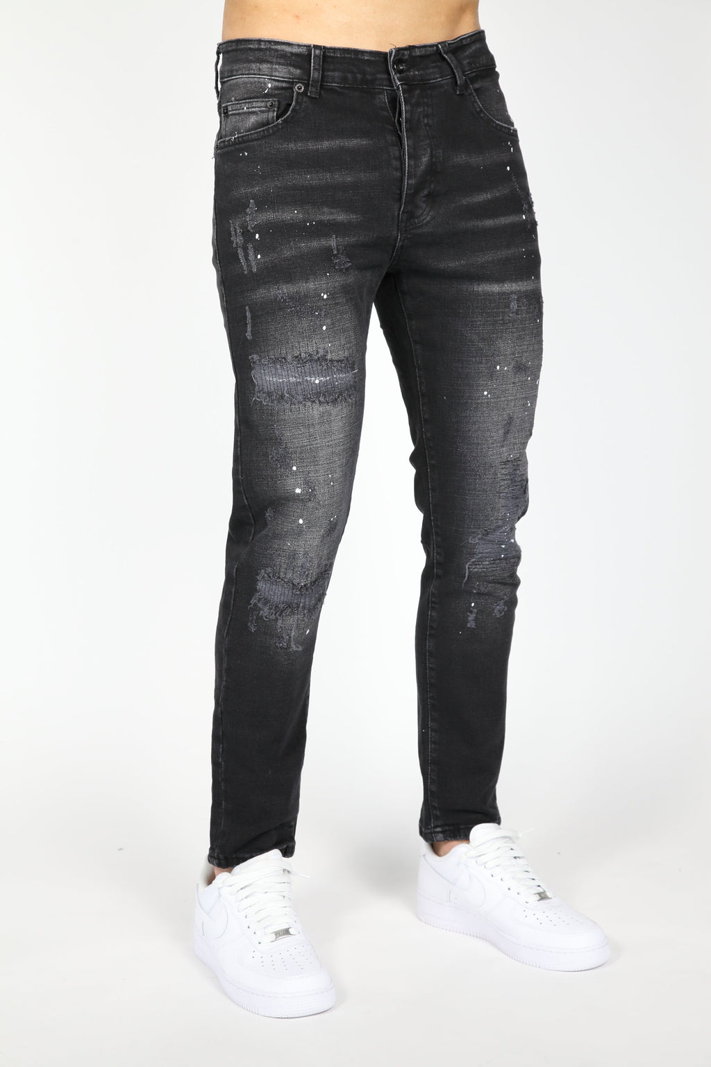 The Ripped Jeans Antraciet