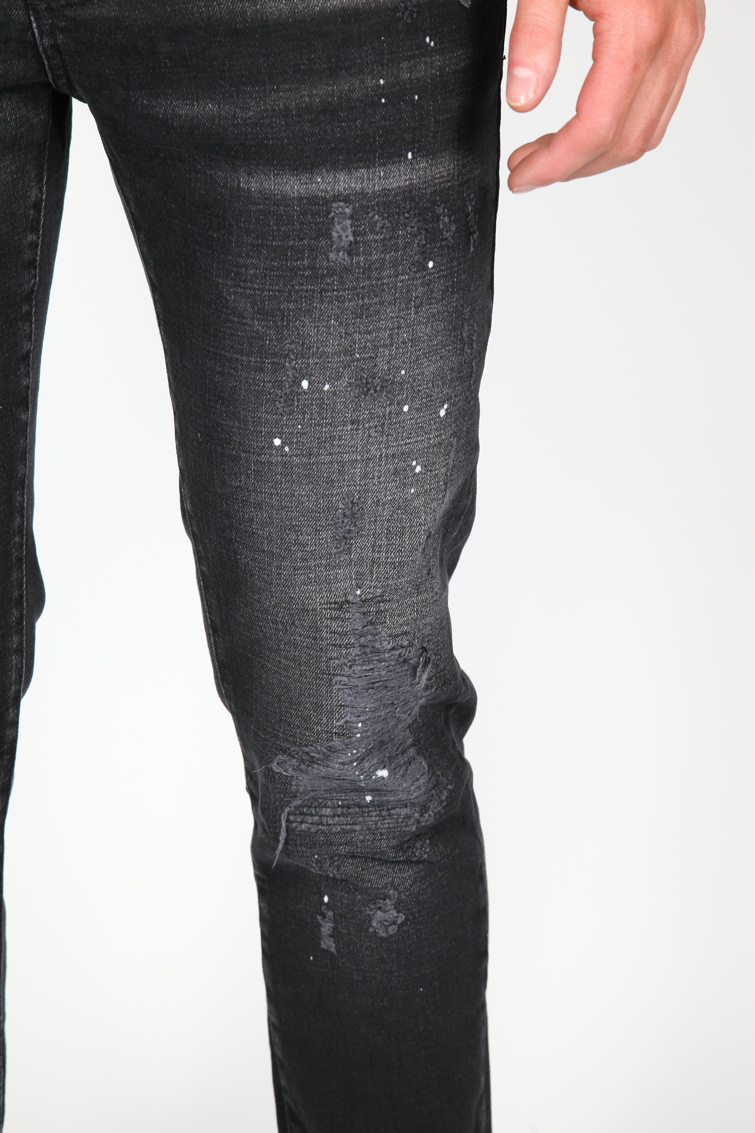 The Ripped Jeans Antraciet