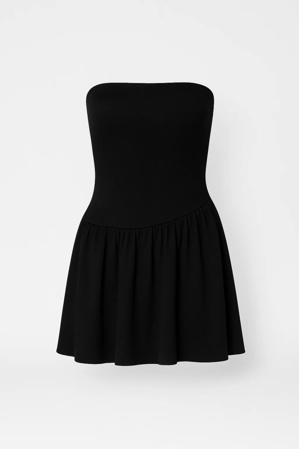 Strapless mini-jurkje