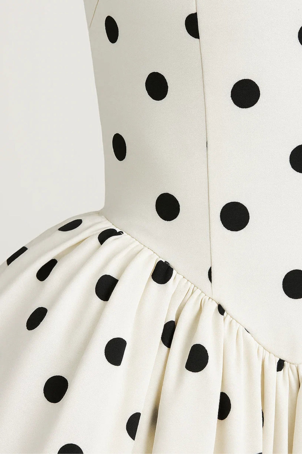 Ballon-minijurk met halterhals