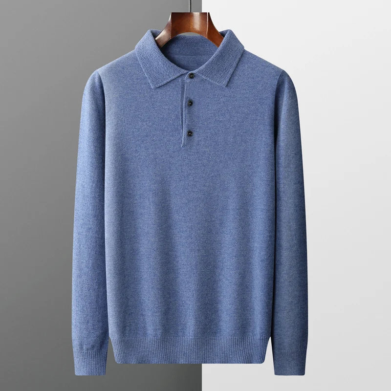Heren Polo Merino Wol