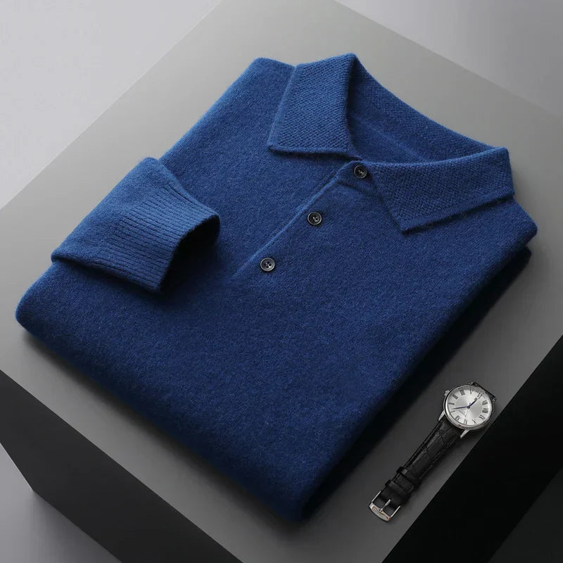 Heren Polo Merino Wol