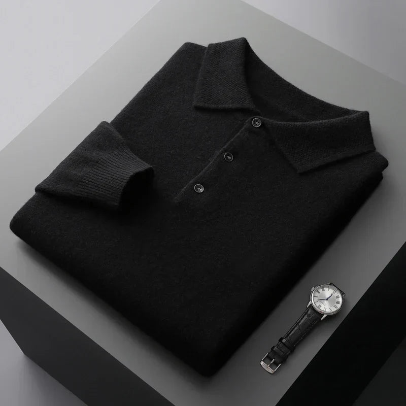 Heren Polo Merino Wol