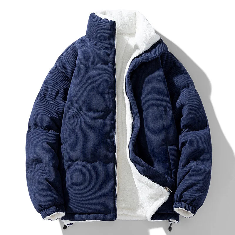 Alpine Corduroy Winterjas met Fleecevoering