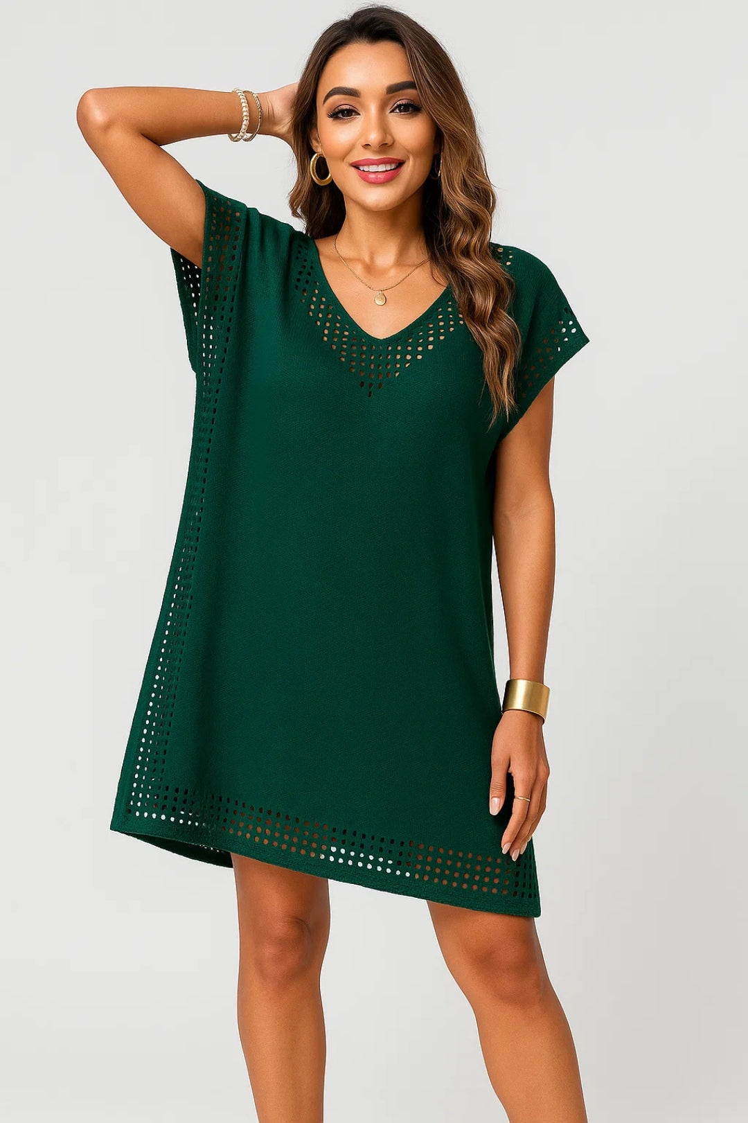 Gehaakte strandtuniek