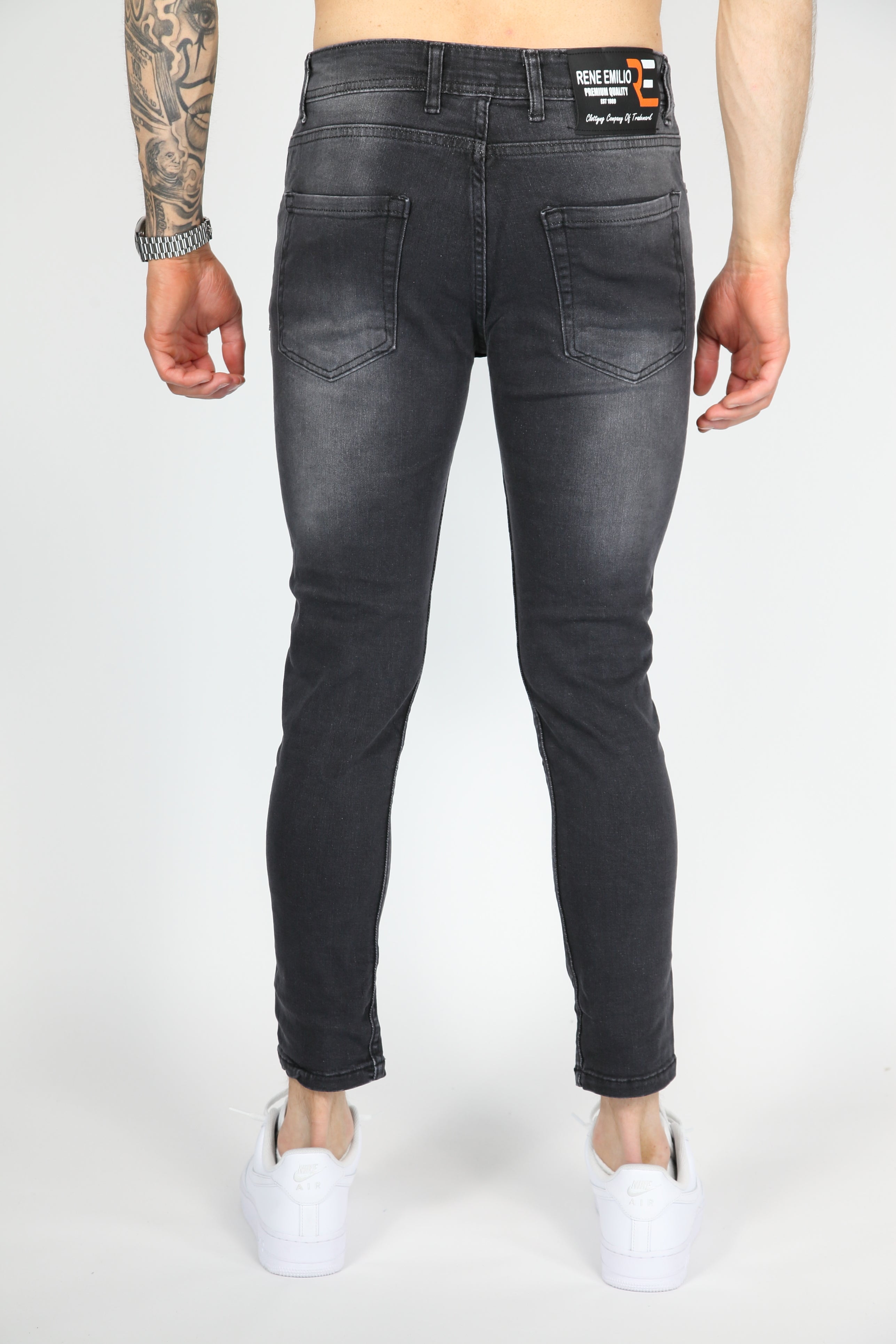 The Urban Slash Skinny Jeans Antraciet