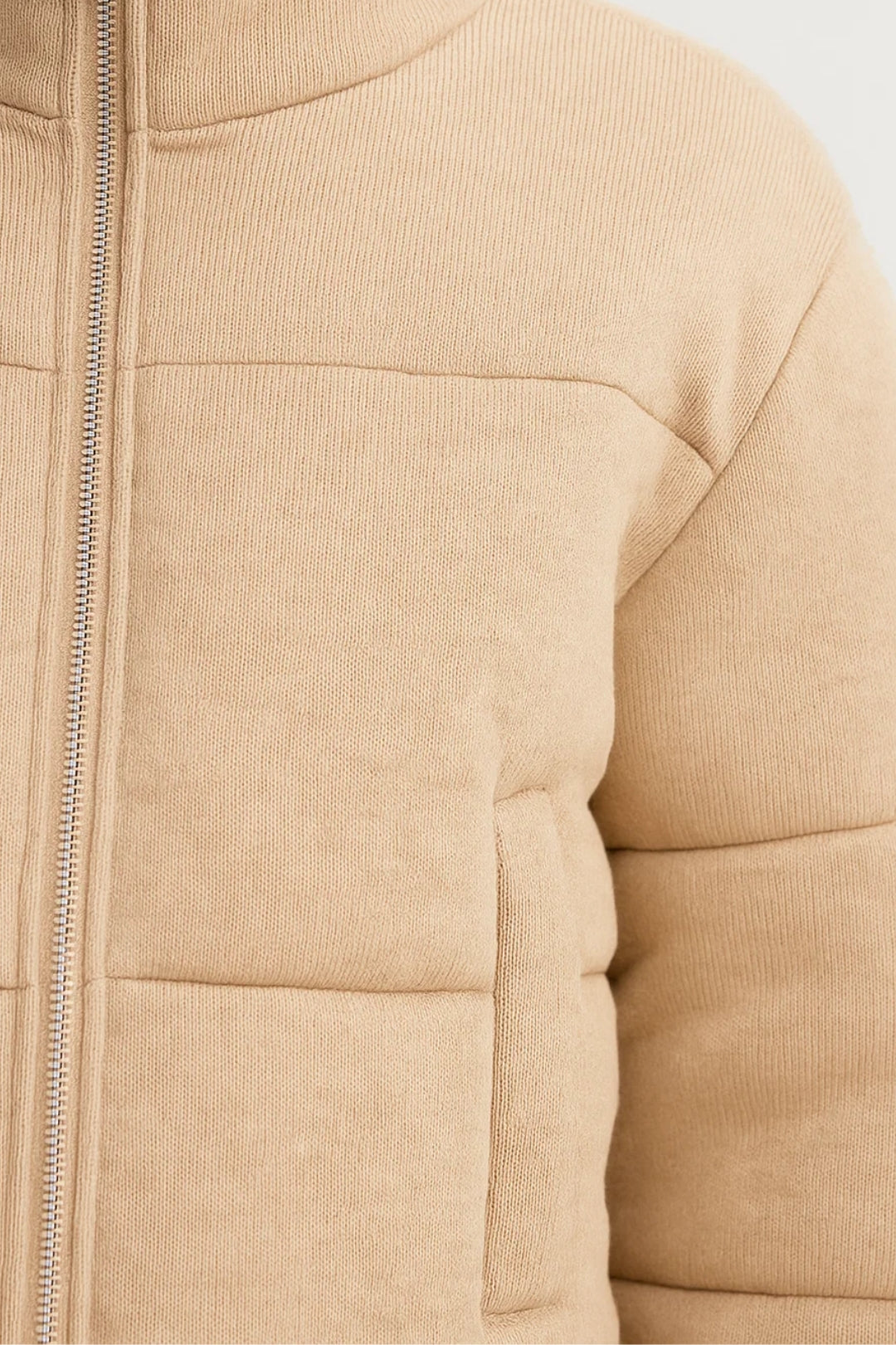 Korte Damesjas | Rechte Snit met Hoge Kraag