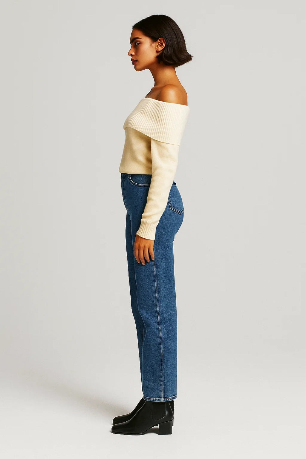 Off-Shoulder Trui | Zachte Knit