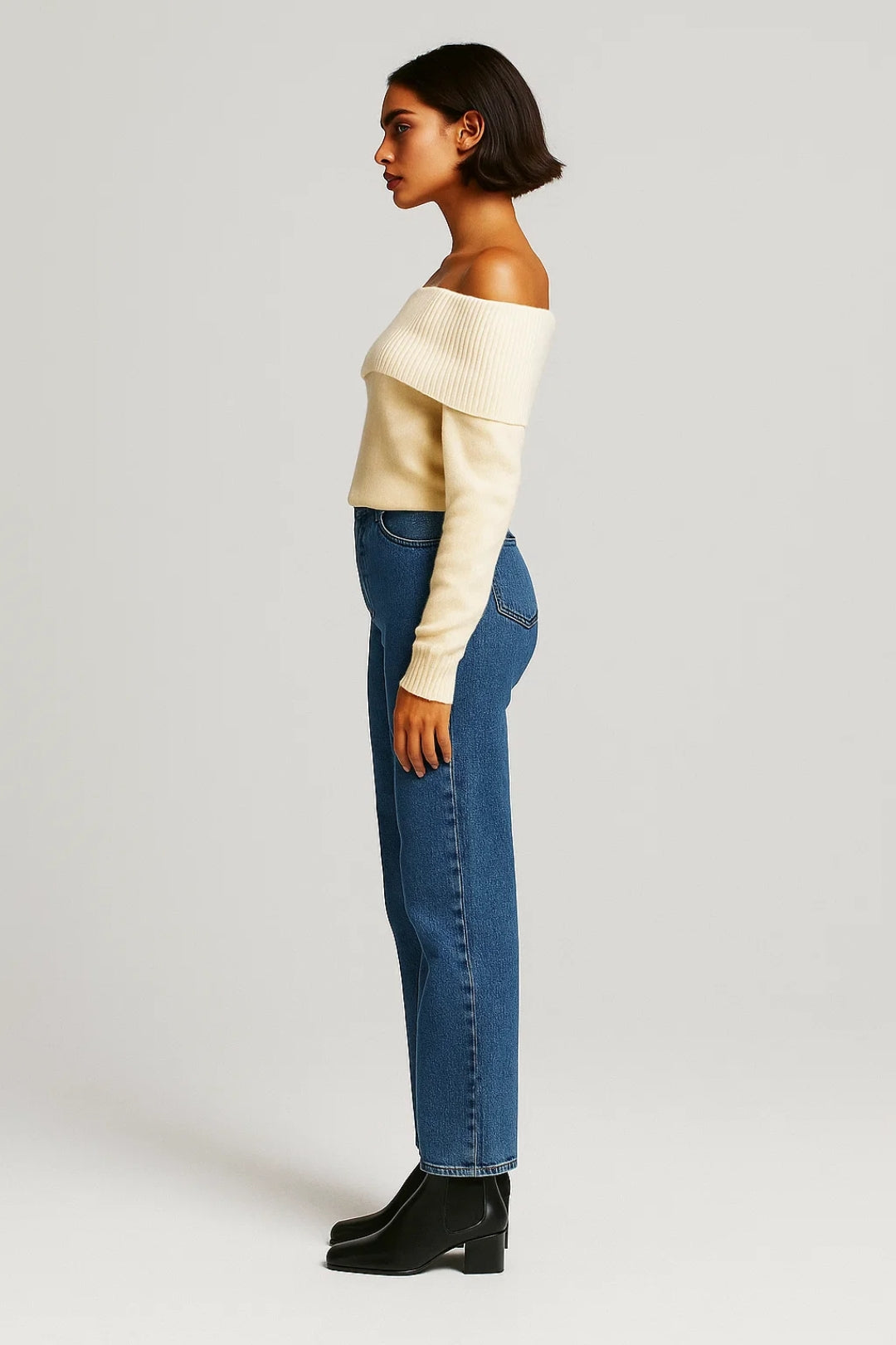 Off-Shoulder Trui | Zachte Knit