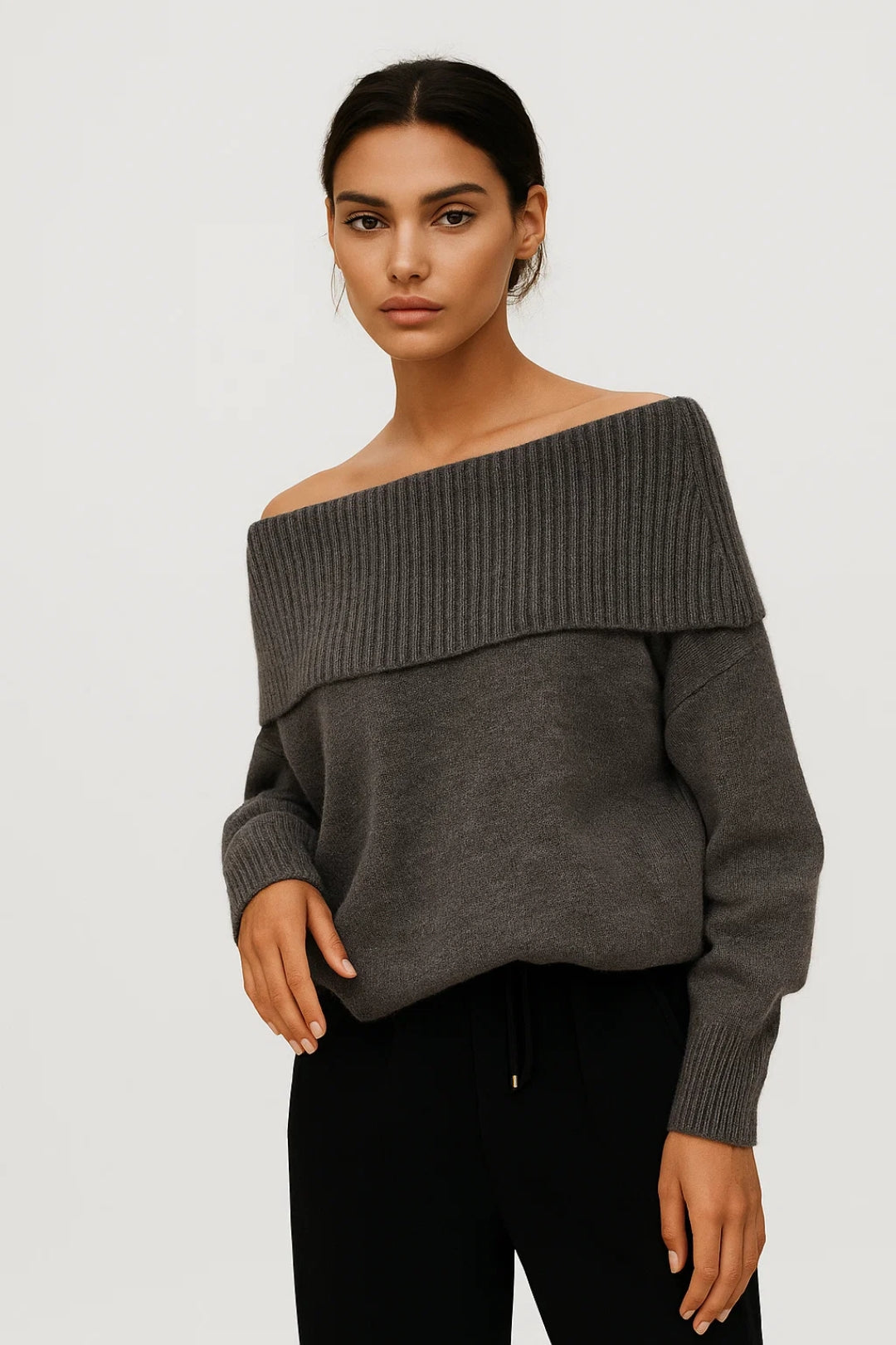Off-Shoulder Trui | Zachte Knit