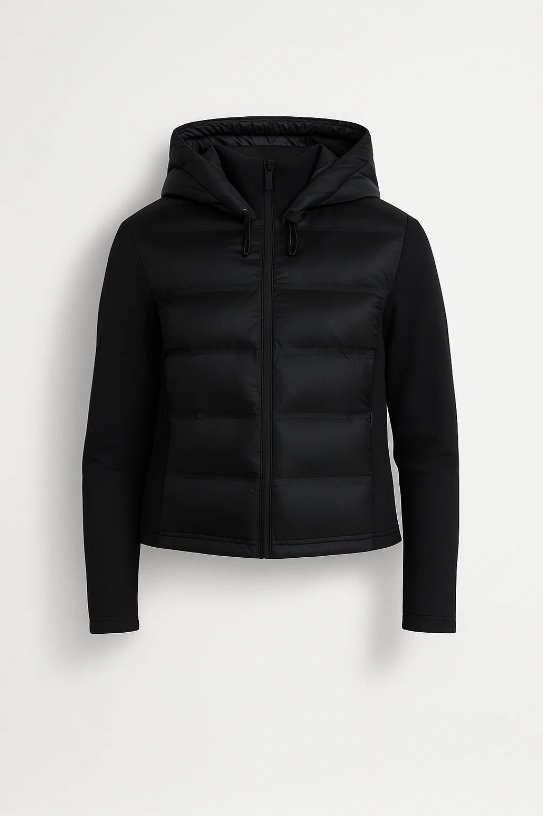 Gewatteerde Jas met Capuchon