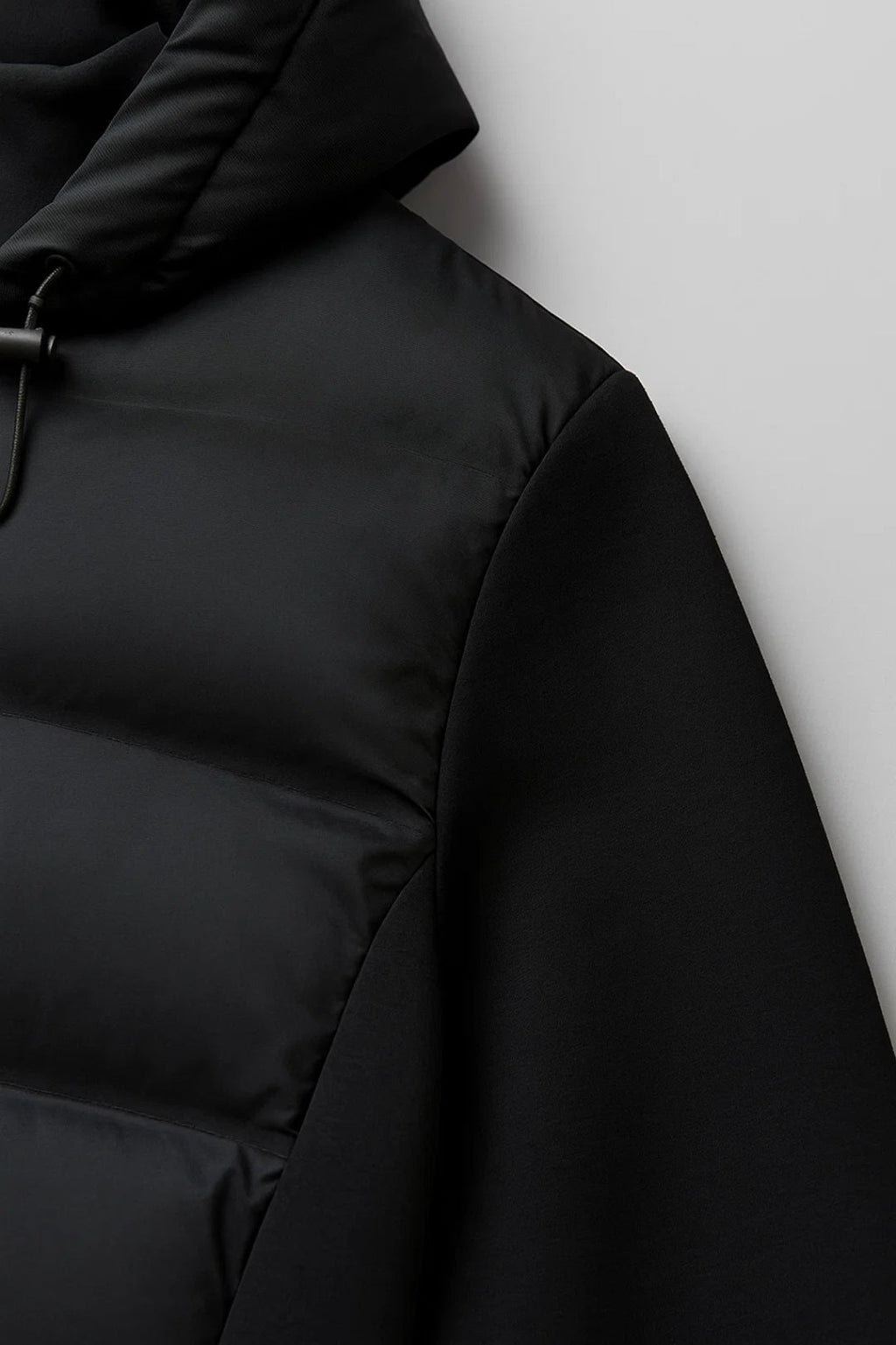 Gewatteerde Jas met Capuchon