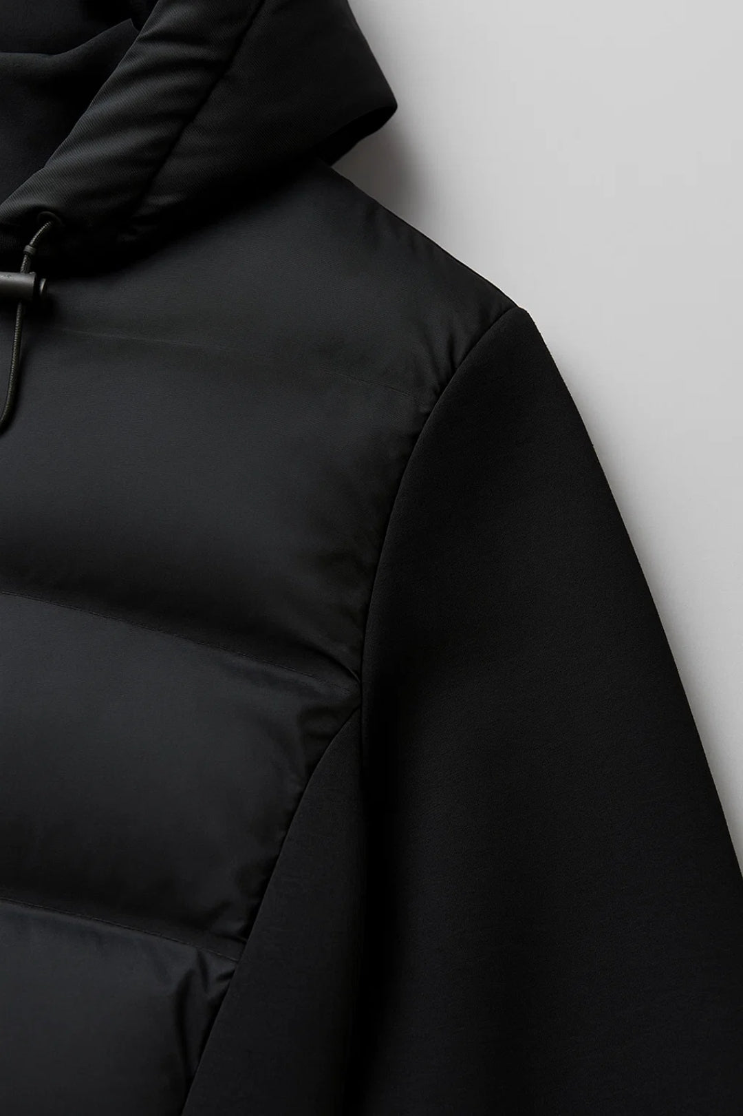 Gewatteerde Jas met Capuchon