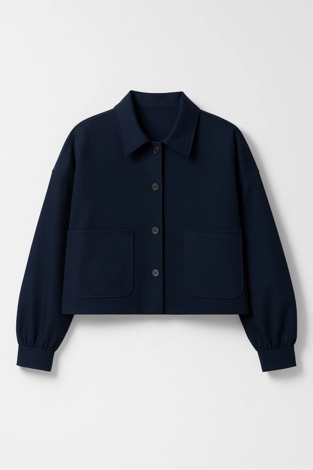 Damesjack met Opgestikte Zakken