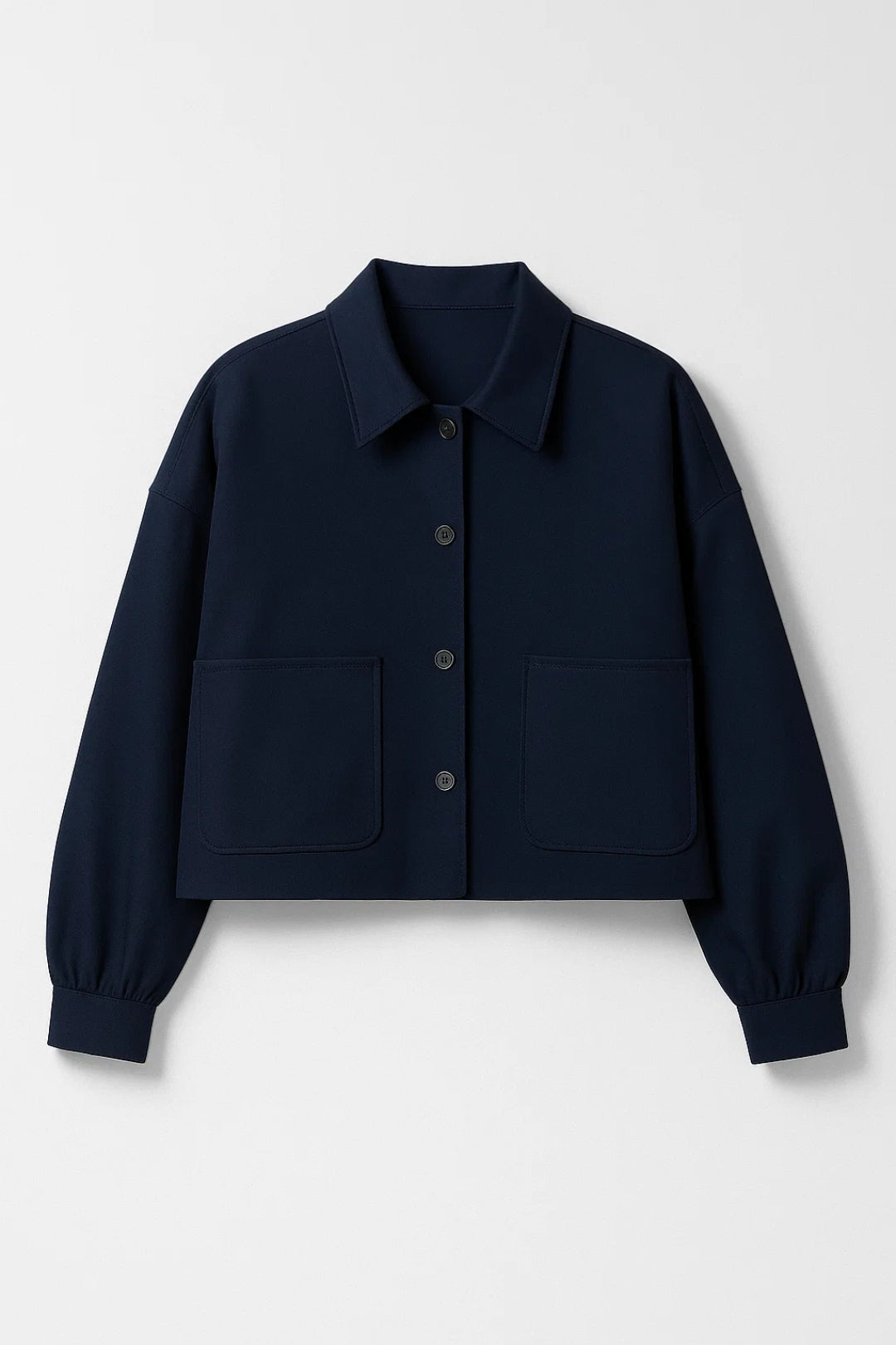 Damesjack met Opgestikte Zakken