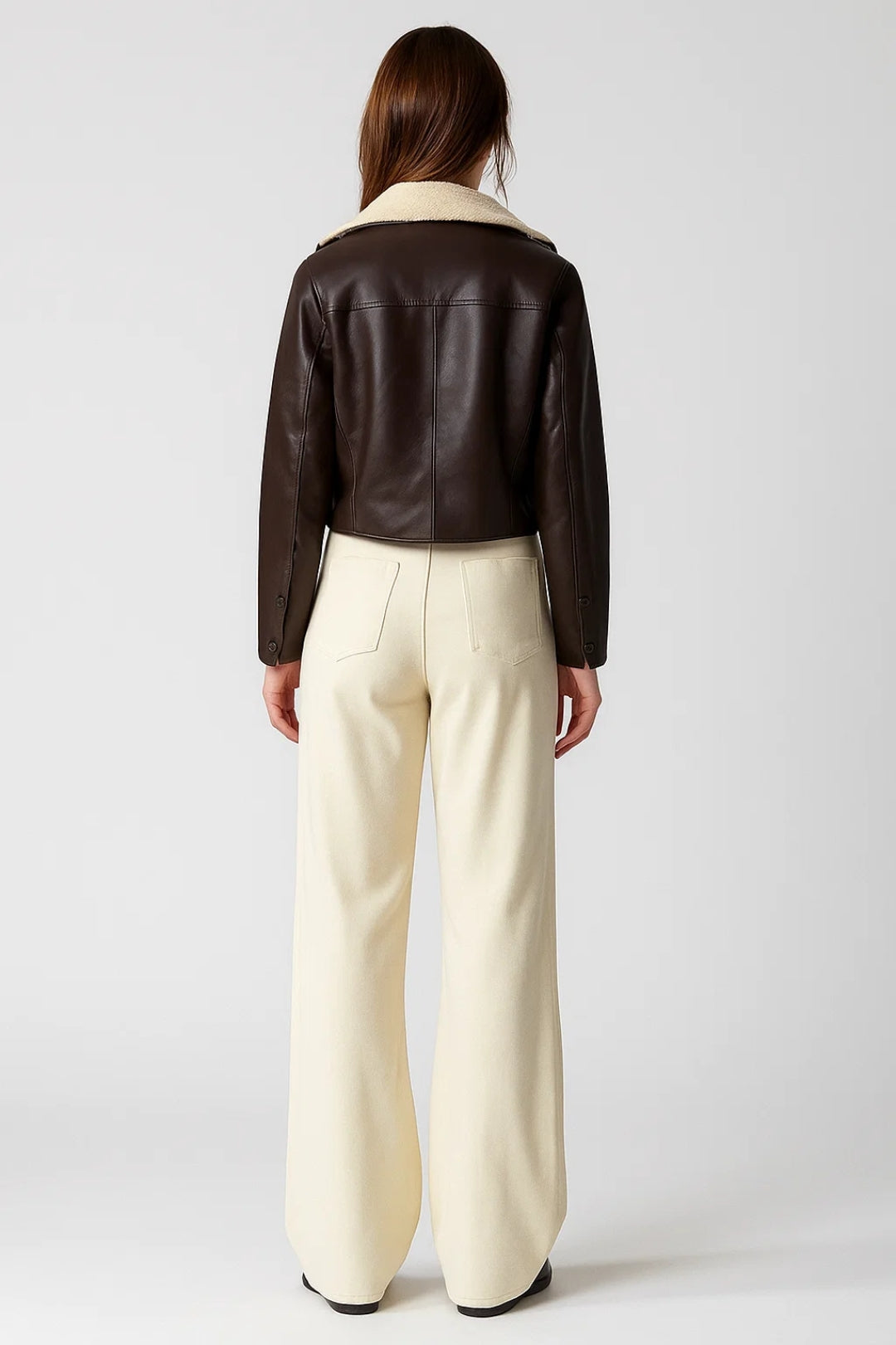 Korte Jas met Imitatiebont