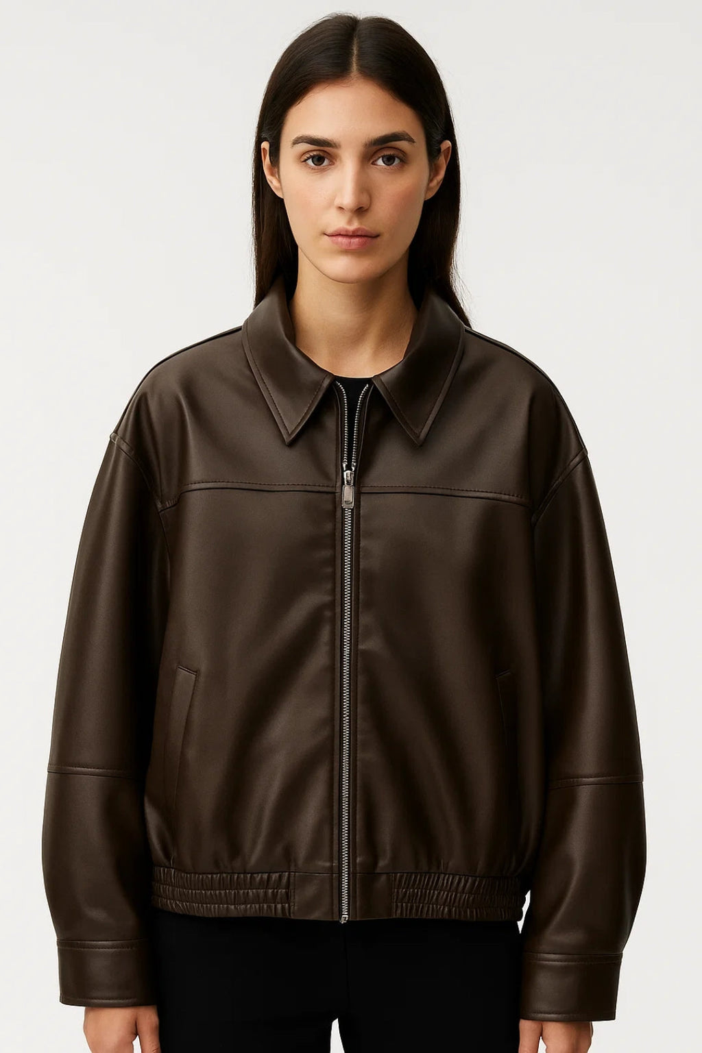 Damesjack met Ritssluiting en Elastische Zoom