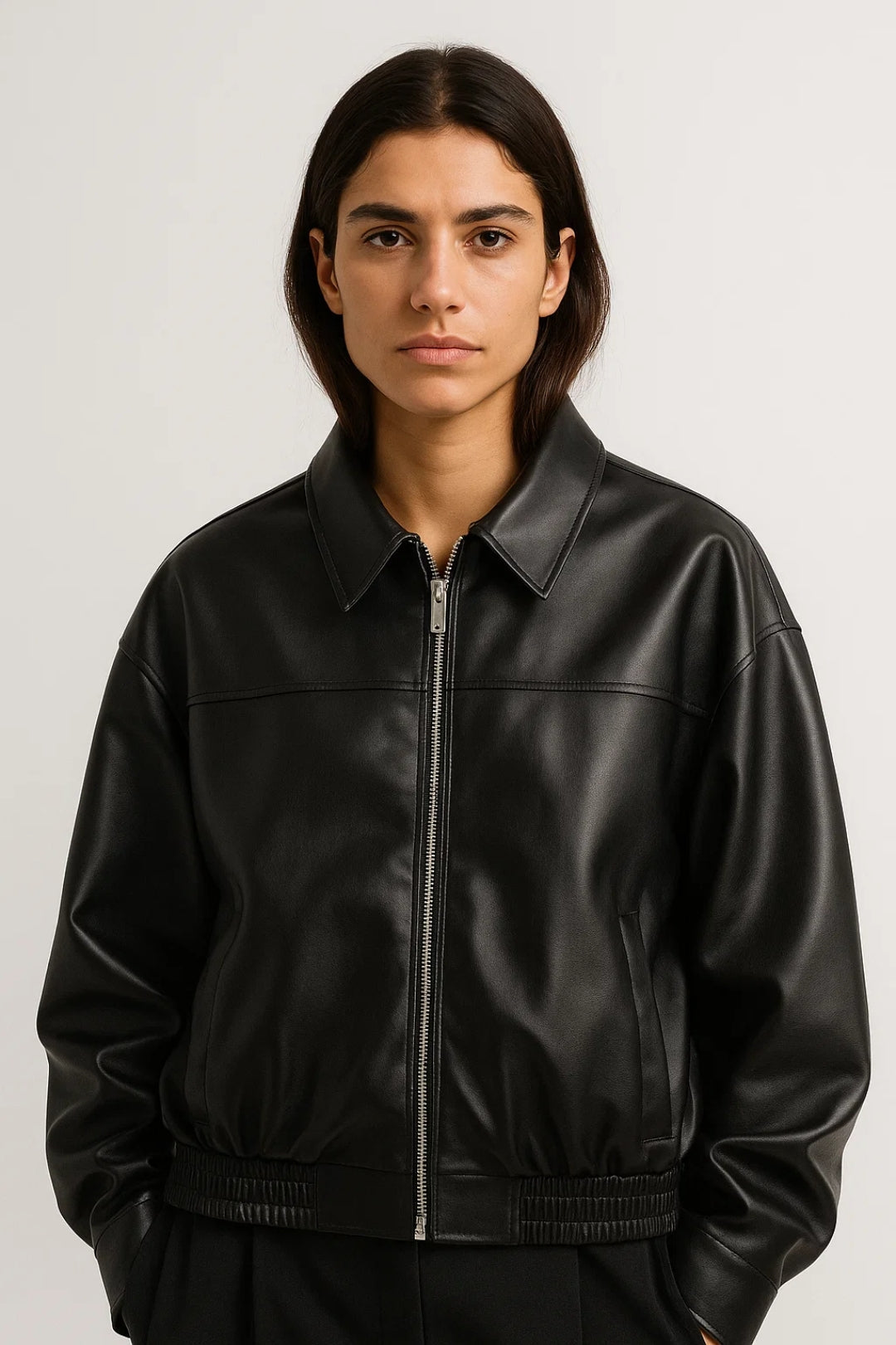 Damesjack met Ritssluiting en Elastische Zoom