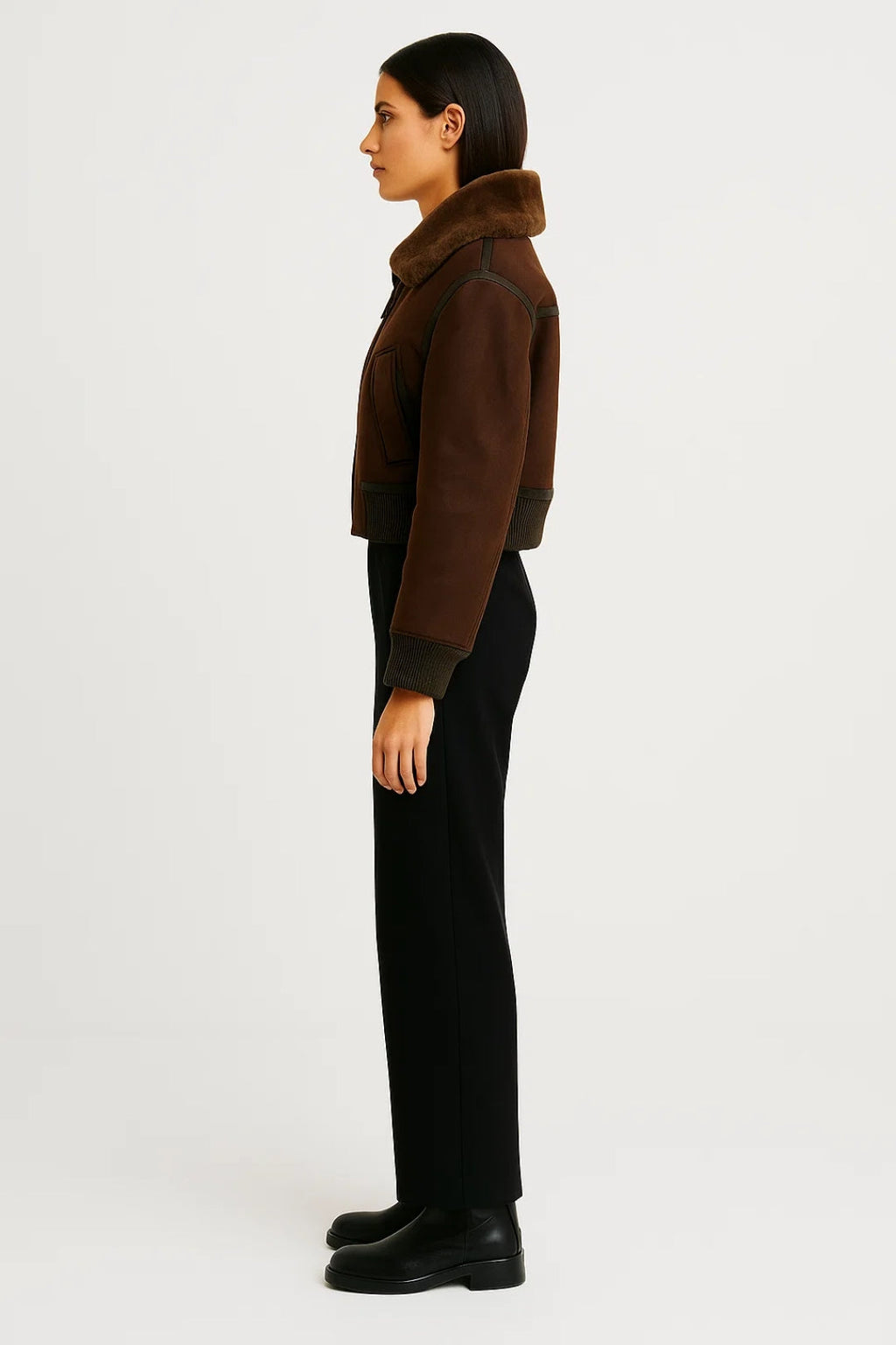 Korte Damesjas | Rechte Snit met Rits