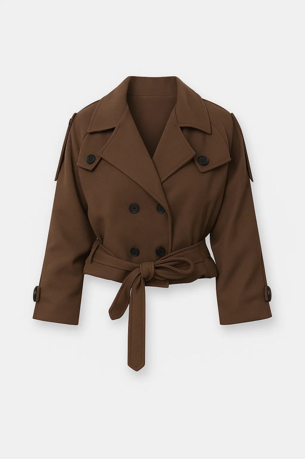 Damesjas met Ceintuur en Epauletten