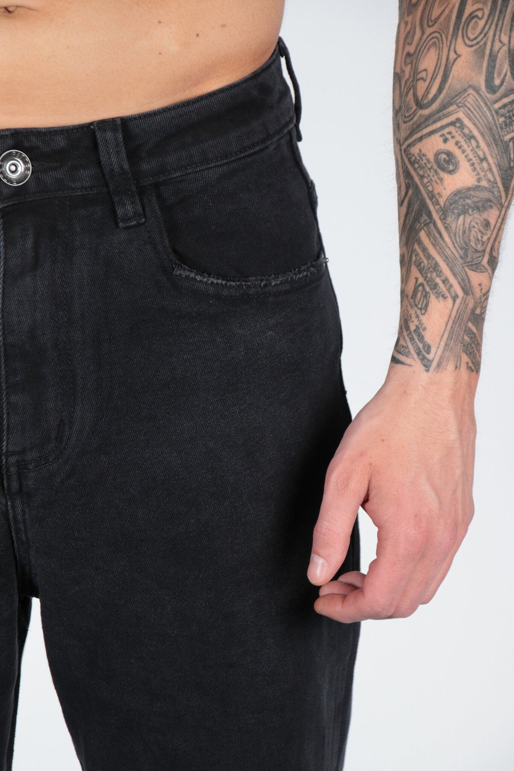 Baggy Jeans Zwart New York