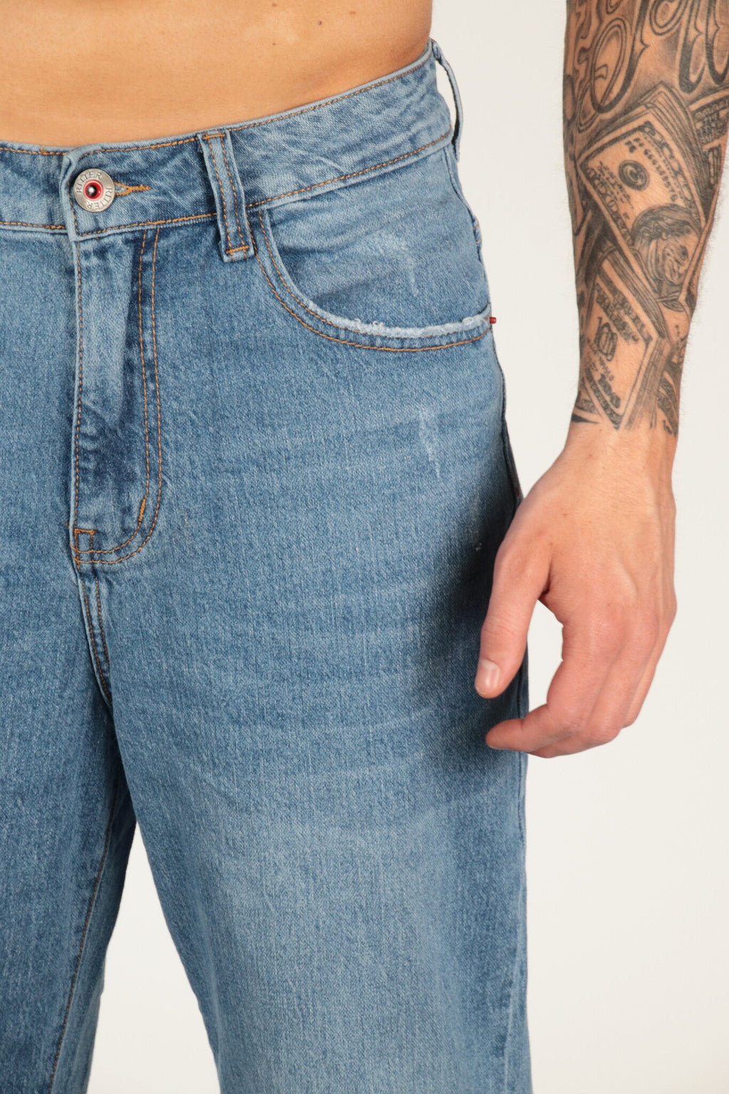 Baggy Jeans Blauw New York