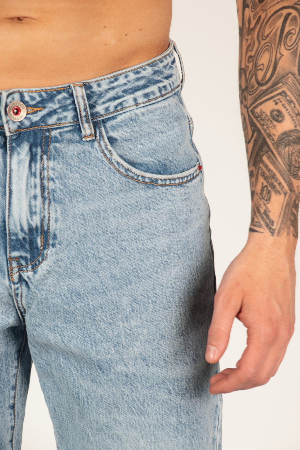 Baggy Jeans Licht Blauw New York