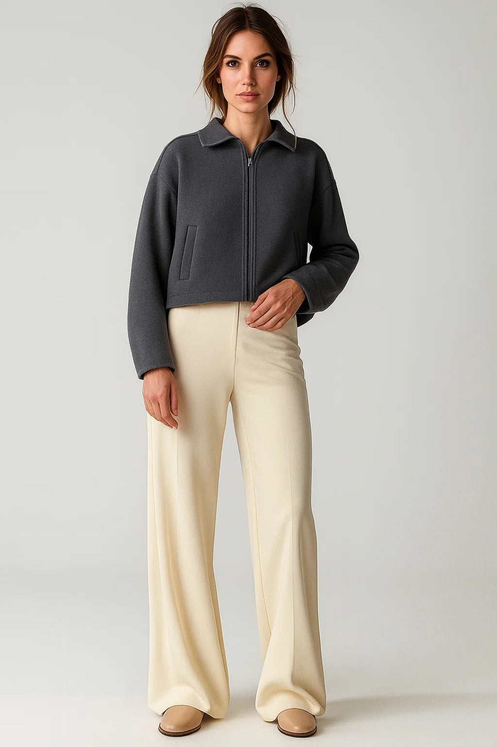 Minimalistische Tussenjas